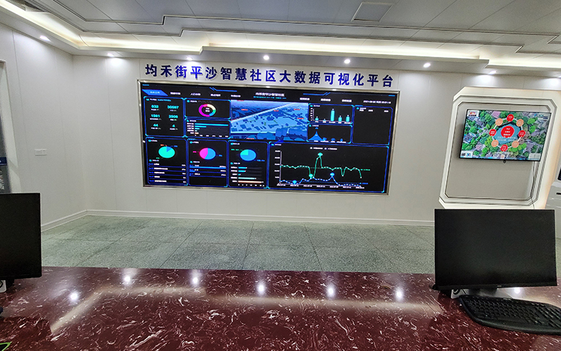 平沙经济联合社区室内P1.538小间距室内LED显示屏